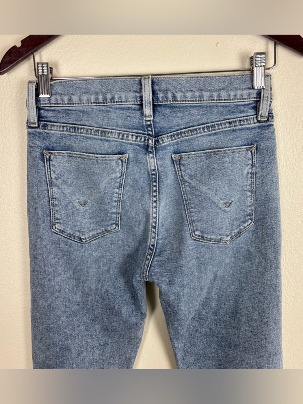 Hudson Barbara High Rise Bootcut Crop Jean Size 26 In Light Indigo Prism Blue - Picture 5 of 8